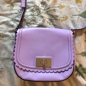 Pastel Purple Scalloped Kate Spade Purse